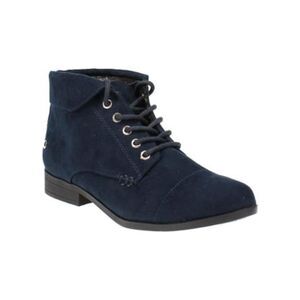 Charter Club Womens 11 M Navy Blue Lace Up Ankle Booties Display XN9